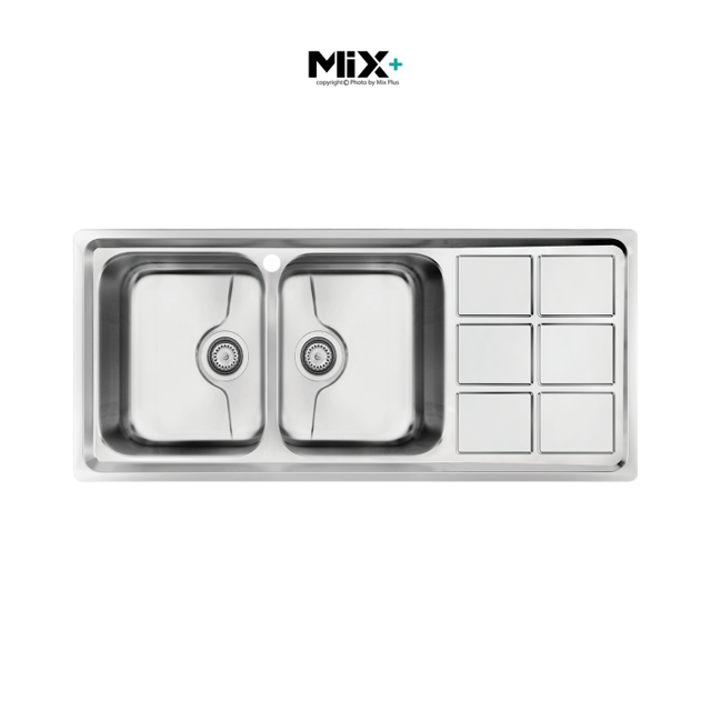 سینک توکار میکس پلاس مدل 8032-P