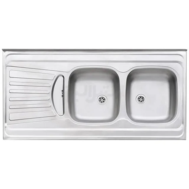 سینک پرسی روکار دولگن استیل البرز مدل 50 * 120